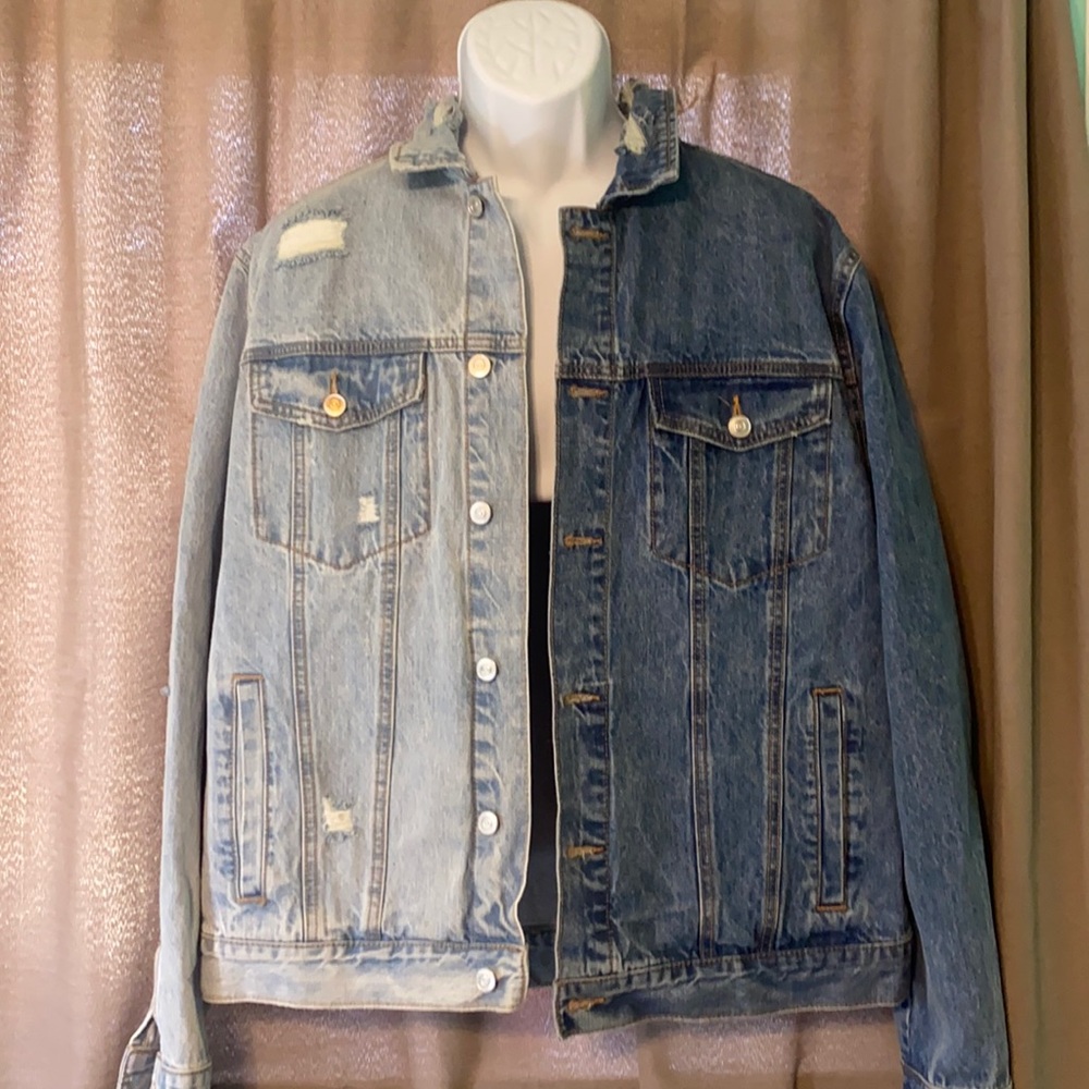 Men’s Two Tone Denim Jacket (Forever21)